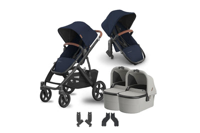 UPPAbaby Vista V3 + Bassinets Twin Bundle