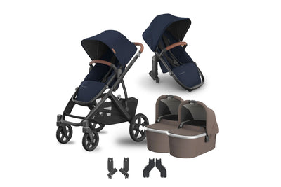 UPPAbaby Vista V3 + Bassinets Twin Bundle