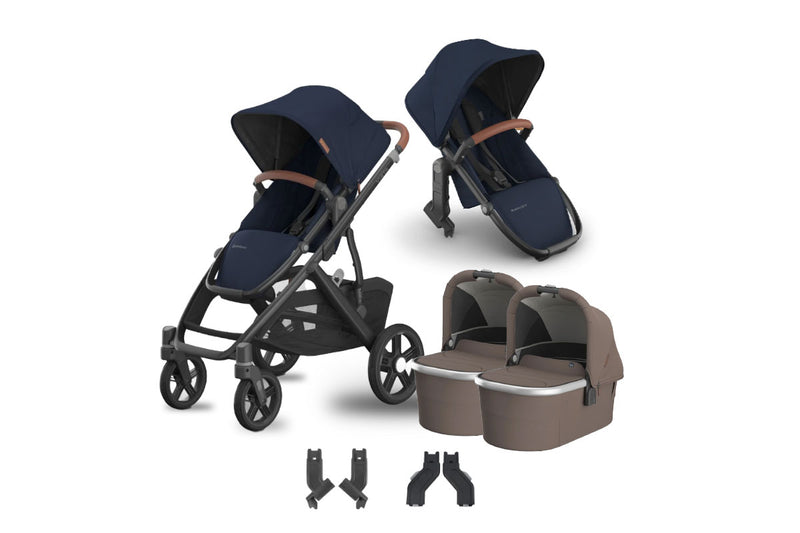 UPPAbaby Vista V3 + Bassinets Twin Bundle