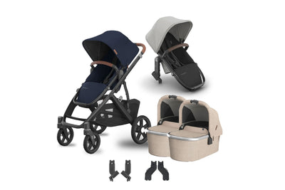 UPPAbaby Vista V3 + Bassinets Twin Bundle