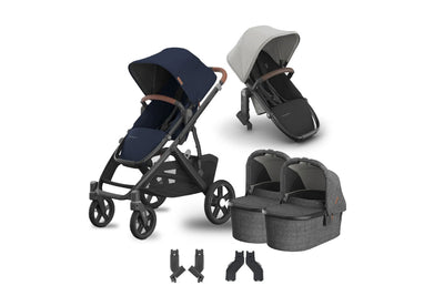 UPPAbaby Vista V3 + Bassinets Twin Bundle
