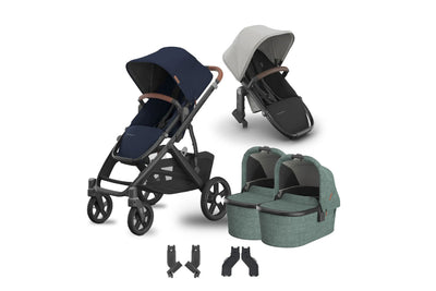 UPPAbaby Vista V3 + Bassinets Twin Bundle
