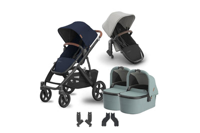 UPPAbaby Vista V3 + Bassinets Twin Bundle