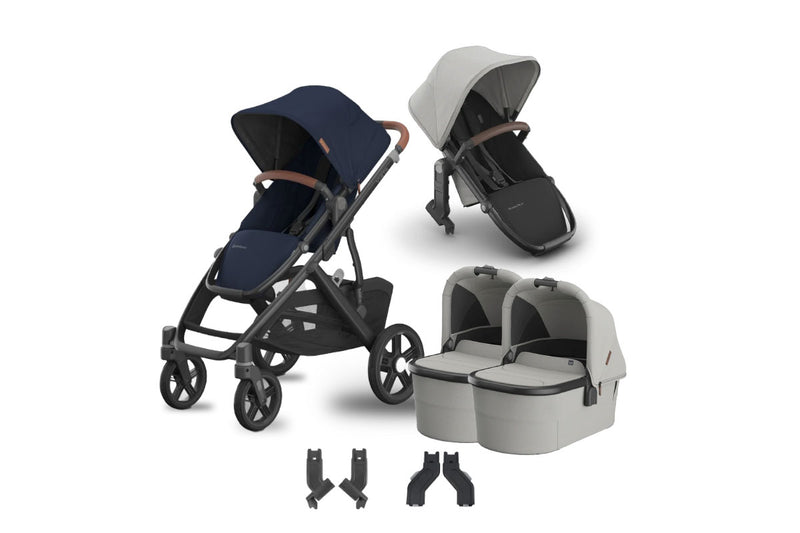 UPPAbaby Vista V3 + Bassinets Twin Bundle