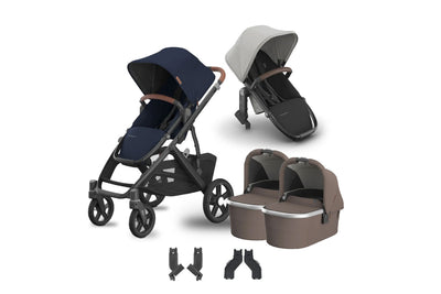 UPPAbaby Vista V3 + Bassinets Twin Bundle