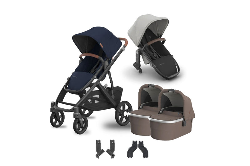 UPPAbaby Vista V3 + Bassinets Twin Bundle