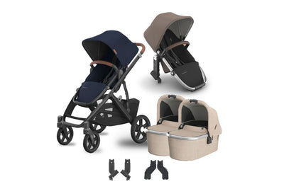 UPPAbaby Vista V3 + Bassinets Twin Bundle