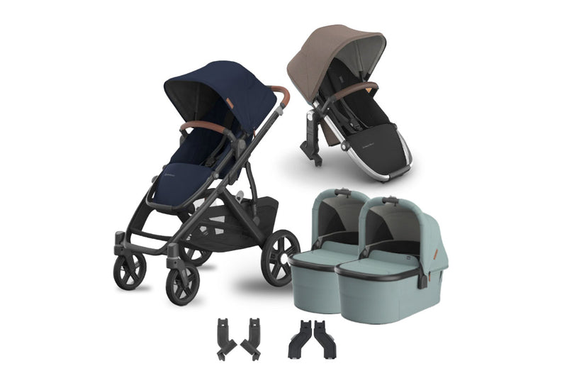 UPPAbaby Vista V3 + Bassinets Twin Bundle