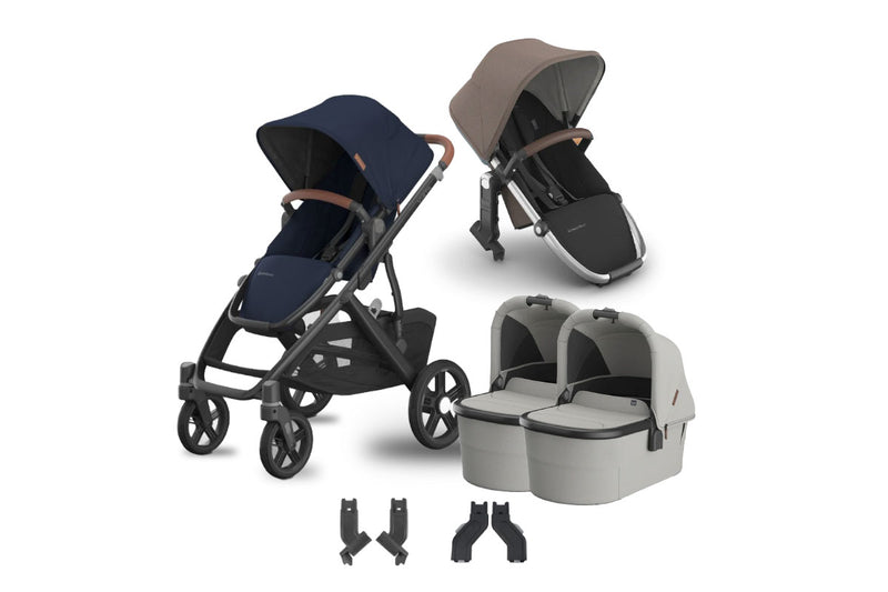 UPPAbaby Vista V3 + Bassinets Twin Bundle