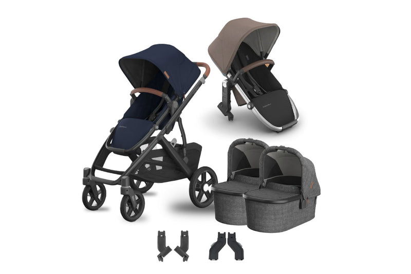 UPPAbaby Vista V3 + Bassinets Twin Bundle