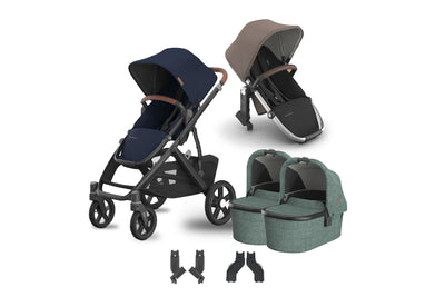 UPPAbaby Vista V3 + Bassinets Twin Bundle