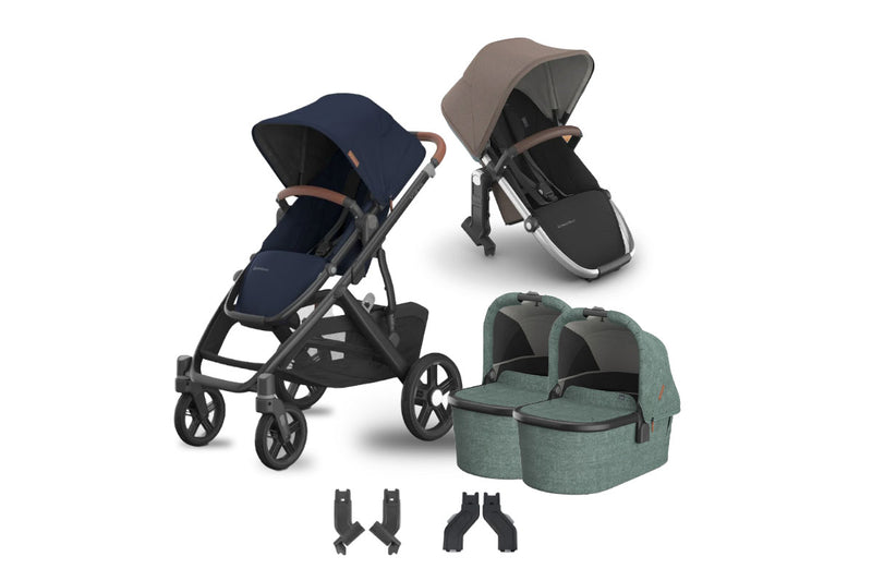 UPPAbaby Vista V3 + Bassinets Twin Bundle