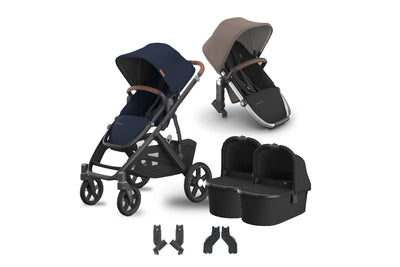 UPPAbaby Vista V3 + Bassinets Twin Bundle
