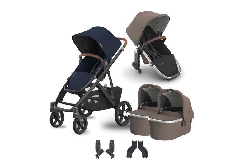 UPPAbaby Vista V3 + Bassinets Twin Bundle