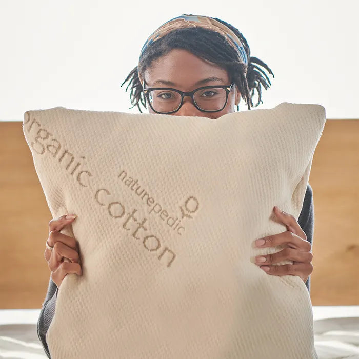 Naturepedic PLA Pillow With Organic Cotton Fabric- Strolleria