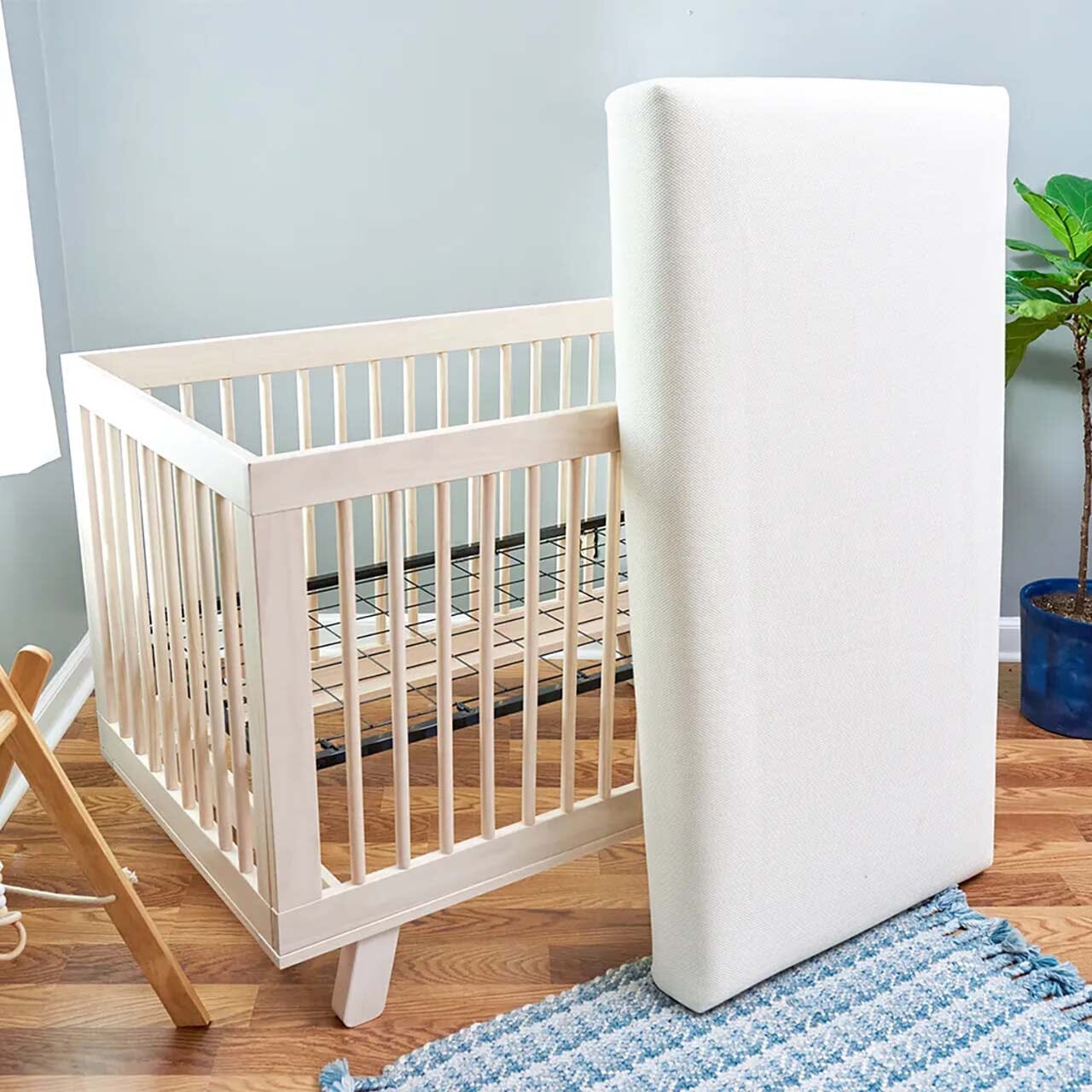 Naturepedic 2 in 1 Organic Breathable 252 2-Stage Crib Mattress- Strolleria