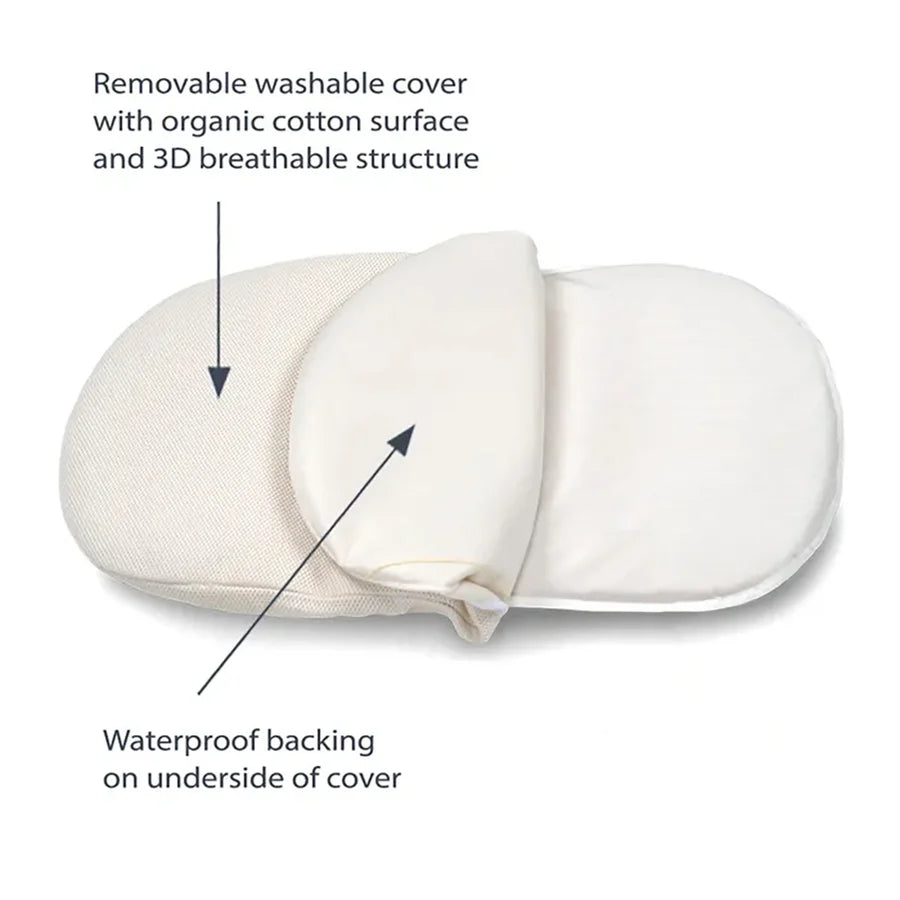 Naturepedic Breathable Bassinet Cover For Halo - Natural- Strolleria