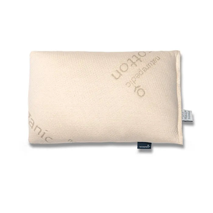 Naturepedic PLA Toddler Pillow with Organic Cotton Fabric- Strolleria