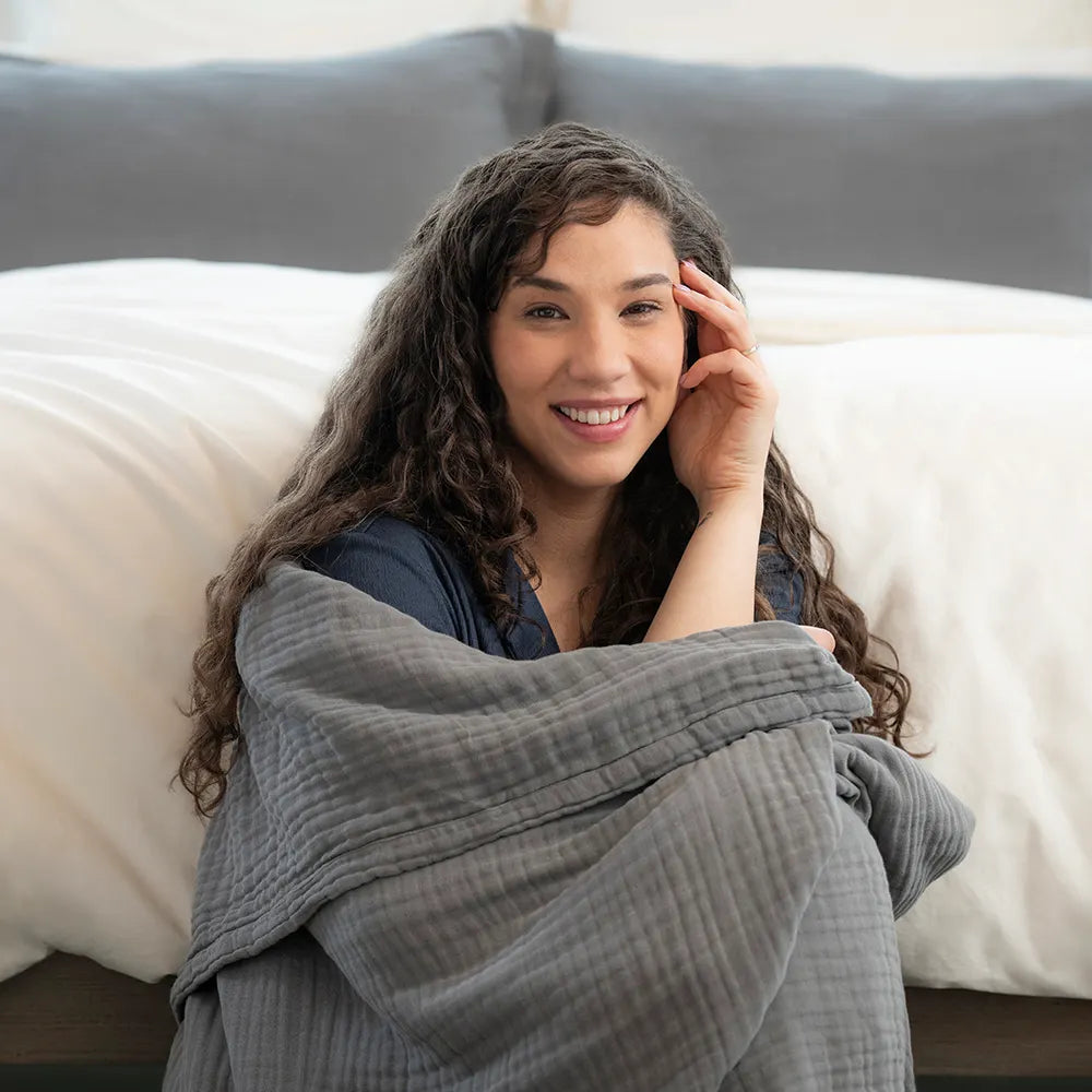 Naturepedic Organic Cotton Breathable Muslin Duvet Covers & Shams- Strolleria