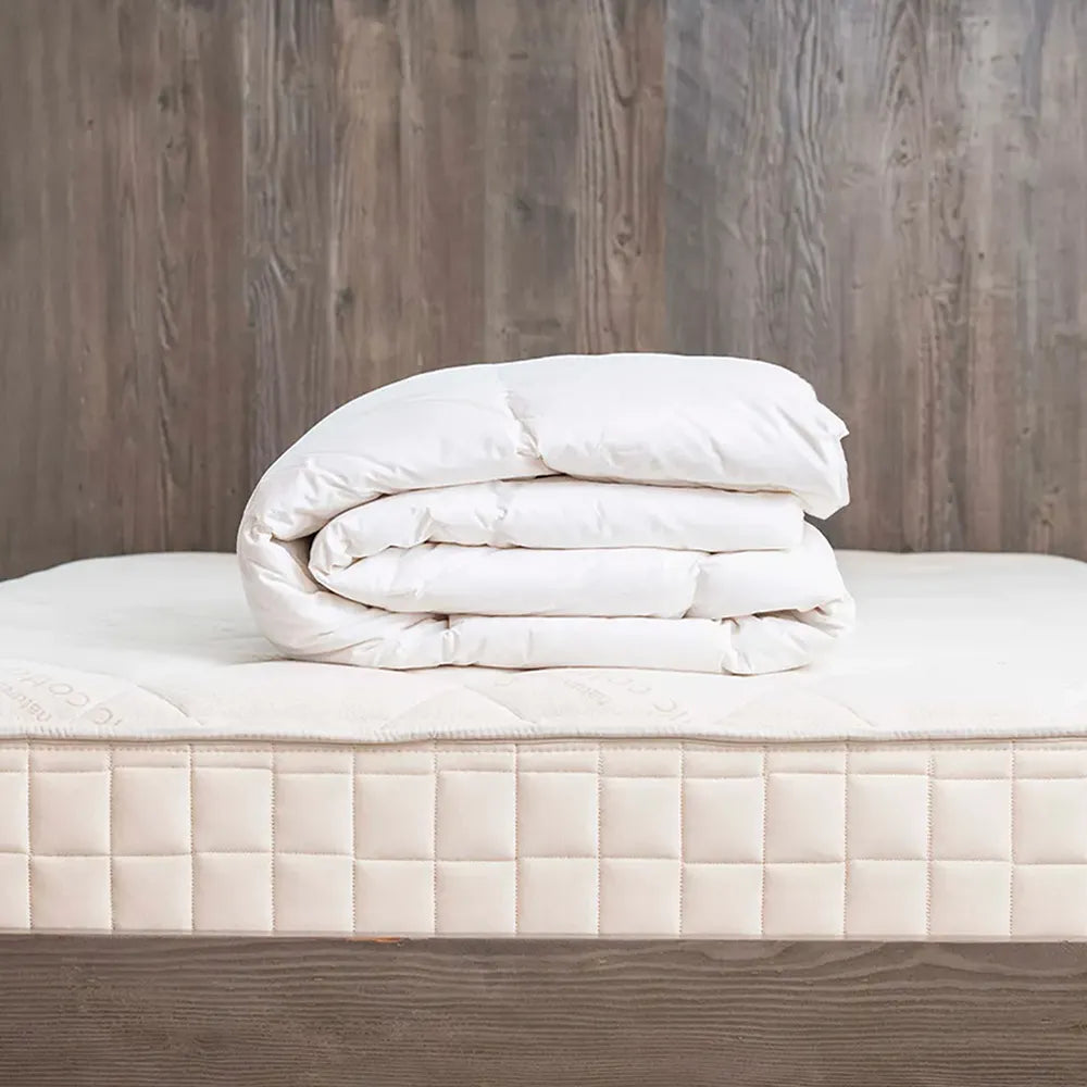 Naturepedic Down Duvet Insert Comforter with Organic Cotton Fabric for Kids- Strolleria
