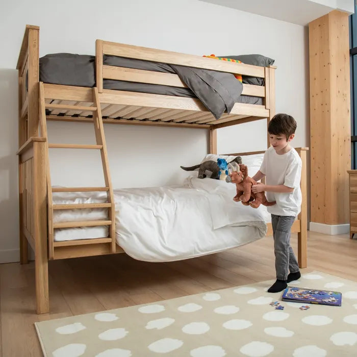 Naturepedic Savona FSC®-Certified Oak Kids Bed/Bunk Bed- Strolleria