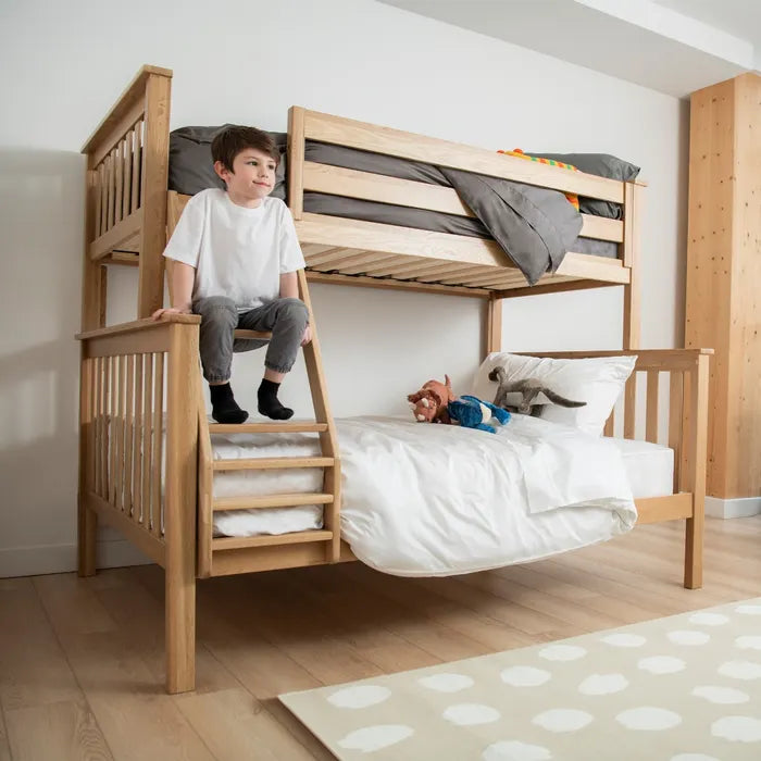 Naturepedic Savona FSC®-Certified Oak Kids Bed/Bunk Bed- Strolleria
