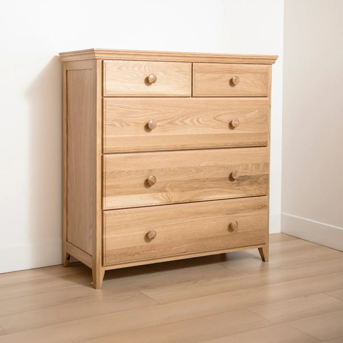 Naturepedic Savona Kids FSC Certified Oak Chest of Drawers- Strolleria