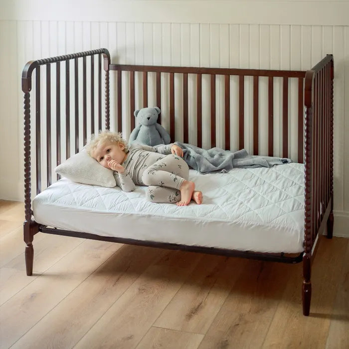 Naturepedic Quilted Toddler Mattress Pad - Waterproof- Strolleria
