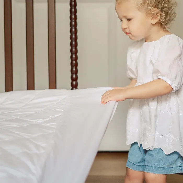 Naturepedic Quilted Toddler Mattress Pad - Waterproof- Strolleria