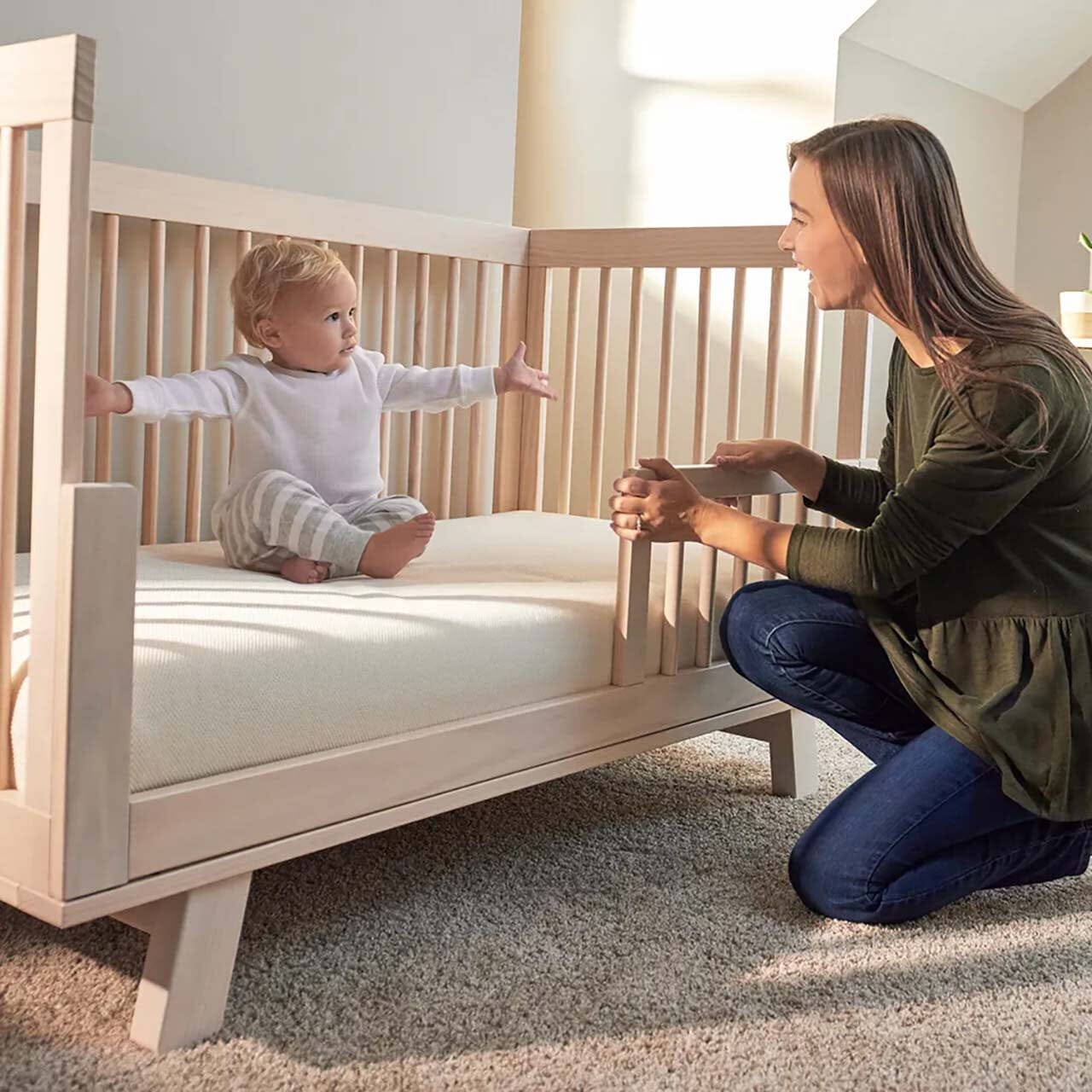 Naturepedic Breathable Crib Mattress Cover - Natural- Strolleria