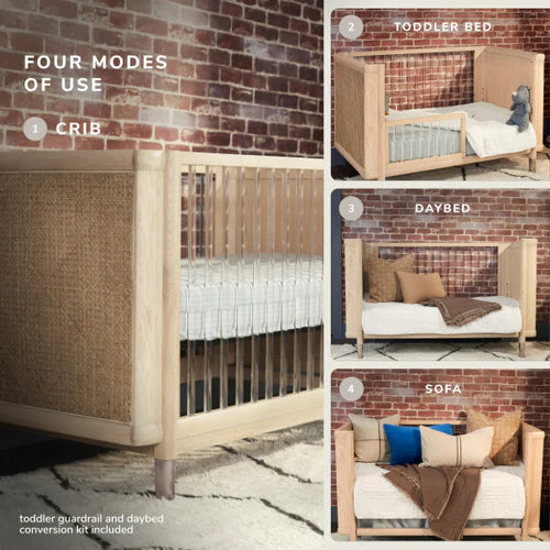 Maxi Cosi Brisa 4-in-1 Convertible Crib with Toddler Bed/Daybed Conversion Kit- Strolleria