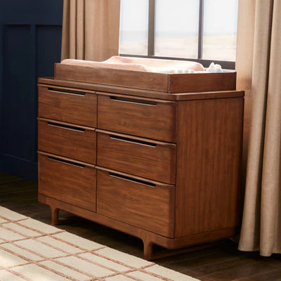 Maxi Cosi Embraced Forms Double Dresser - Chestnut Stain