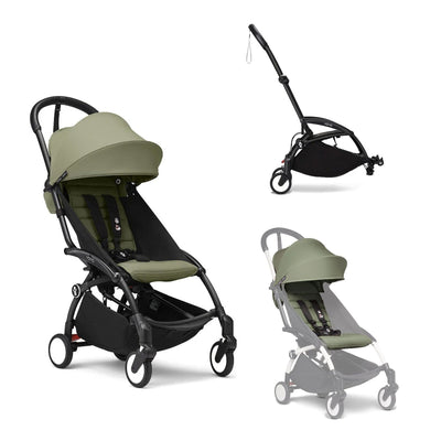 Stokke YOYO3 Double Stroller - Black Frame