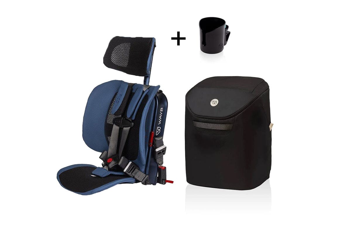WAYB Pico Forward-Facing Car Seat + Cup Holder + Carry Bag Bundle- Strolleria