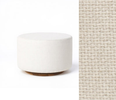 Oilo Ottoman Oval Wood Base