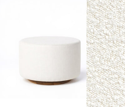 Oilo Ottoman Oval Wood Base