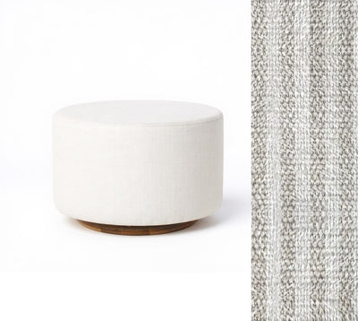 Oilo Ottoman Oval Wood Base