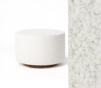 Oilo Ottoman Oval Wood Base