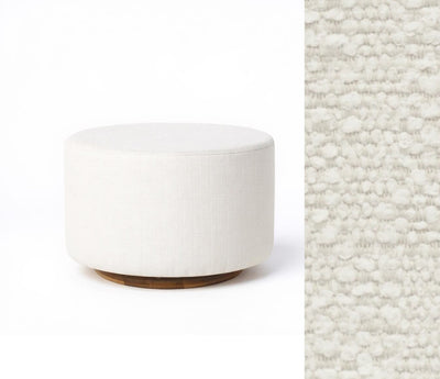 Oilo Ottoman Oval Wood Base