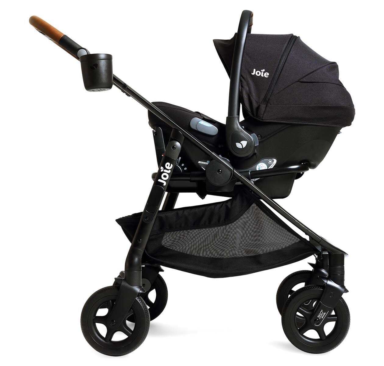 Joie Baby Poppy Whirl & Mint Latch Travel System- Strolleria