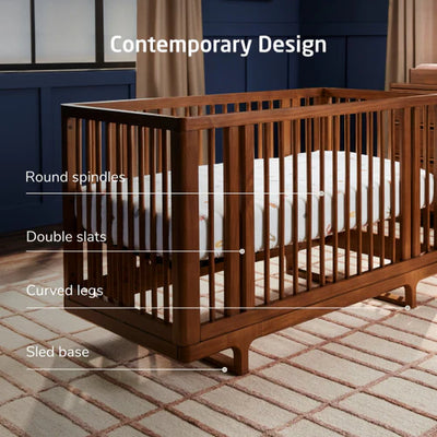 Maxi Cosi Embraced Forms Island Crib - Chestnut Stain