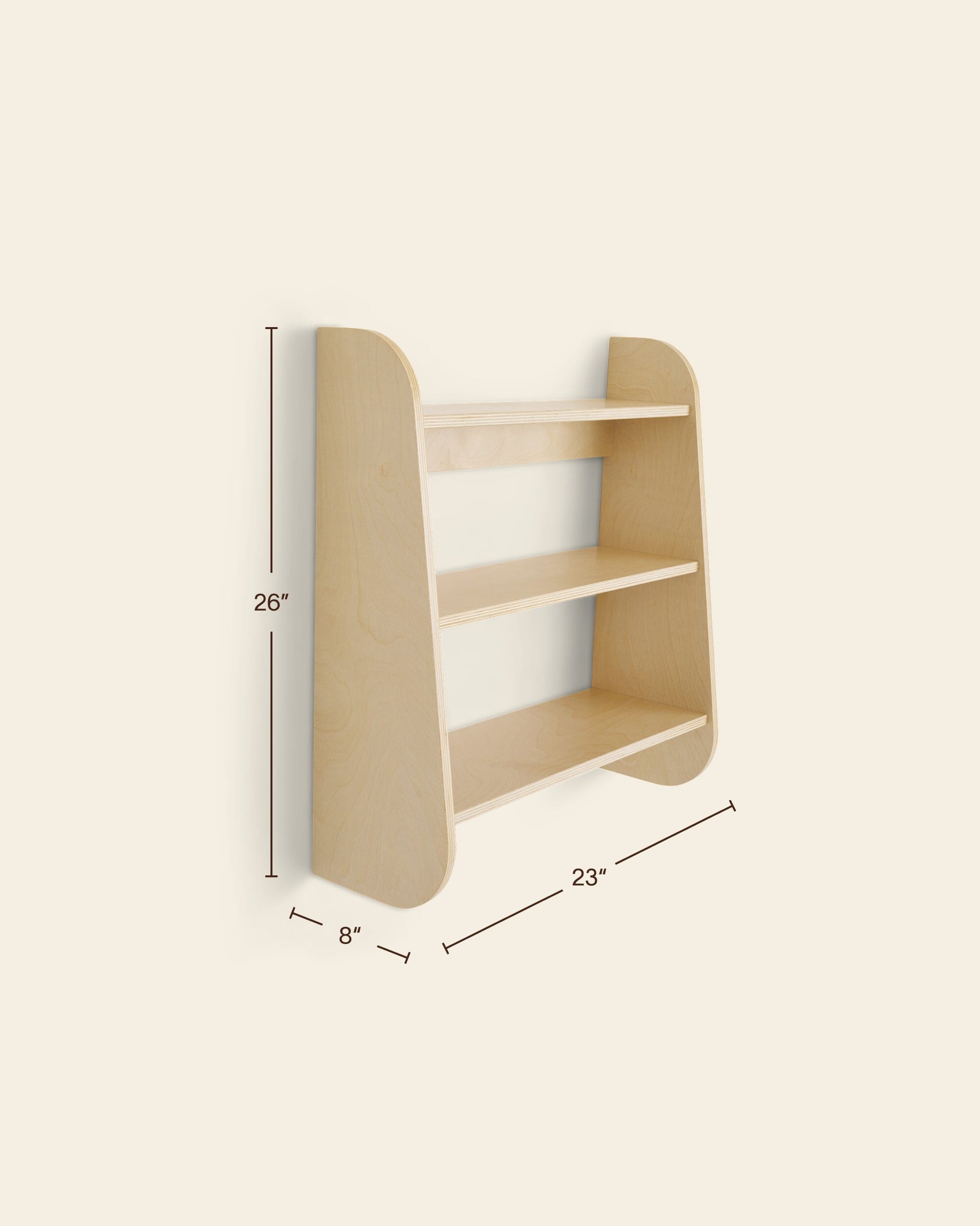 Piccalio Wall Shelf - Birch- Strolleria