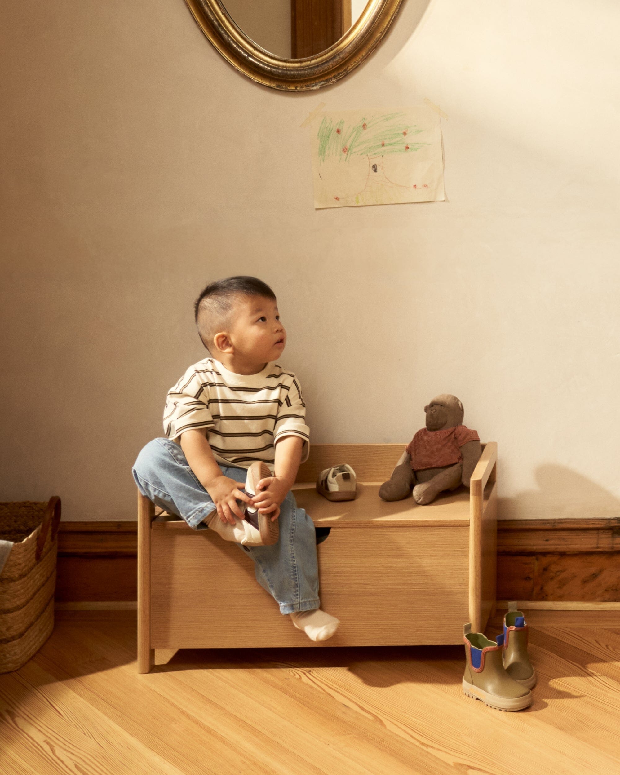 Piccalio Toy Box - Oak- Strolleria