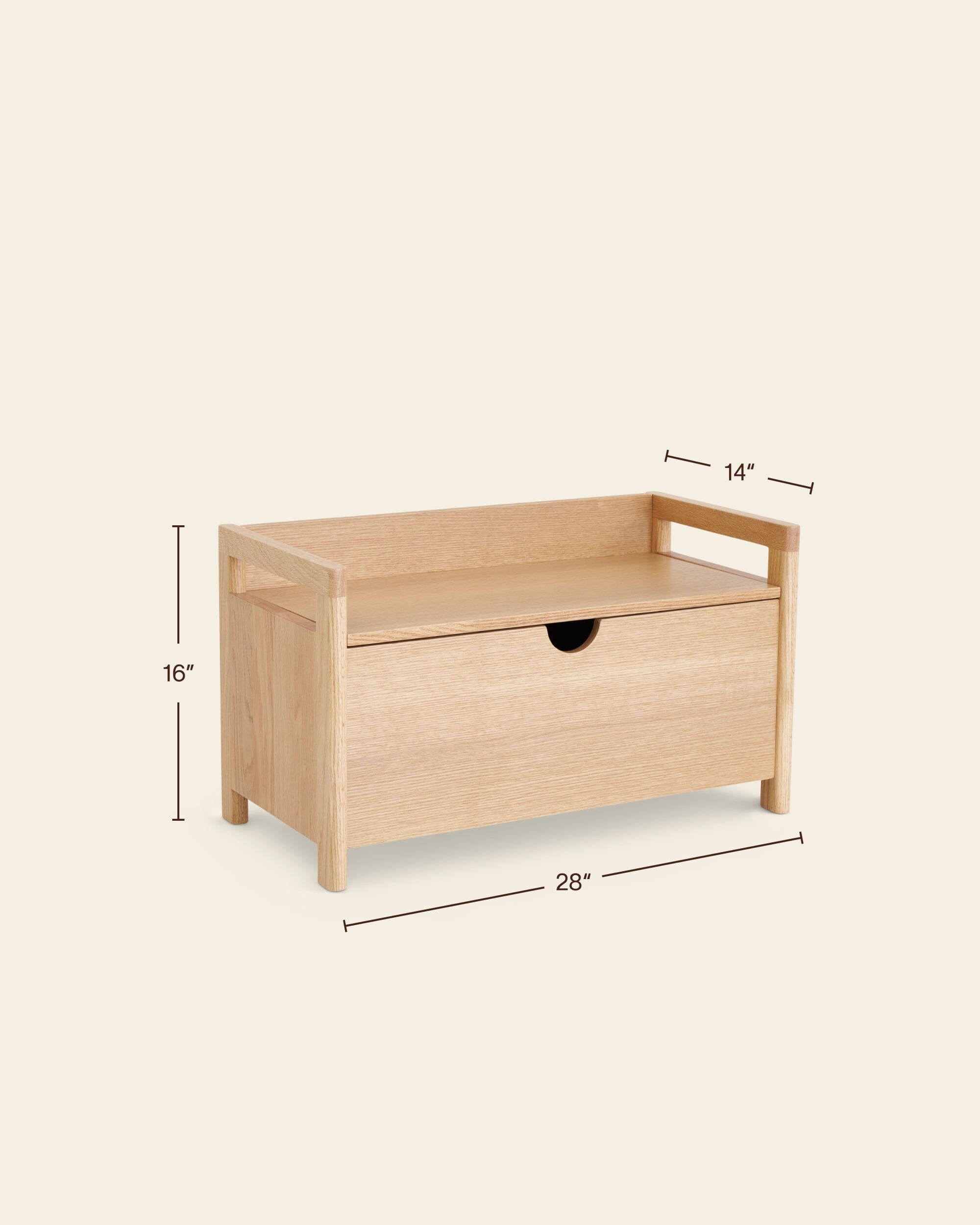 Piccalio Toy Box - Oak- Strolleria