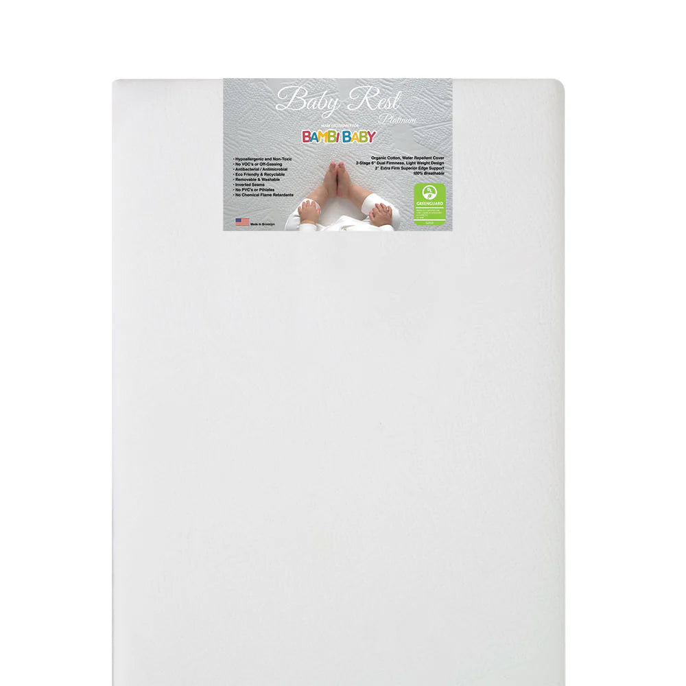 BabyRest Platinum 6" Foam Crib Mattress- Strolleria