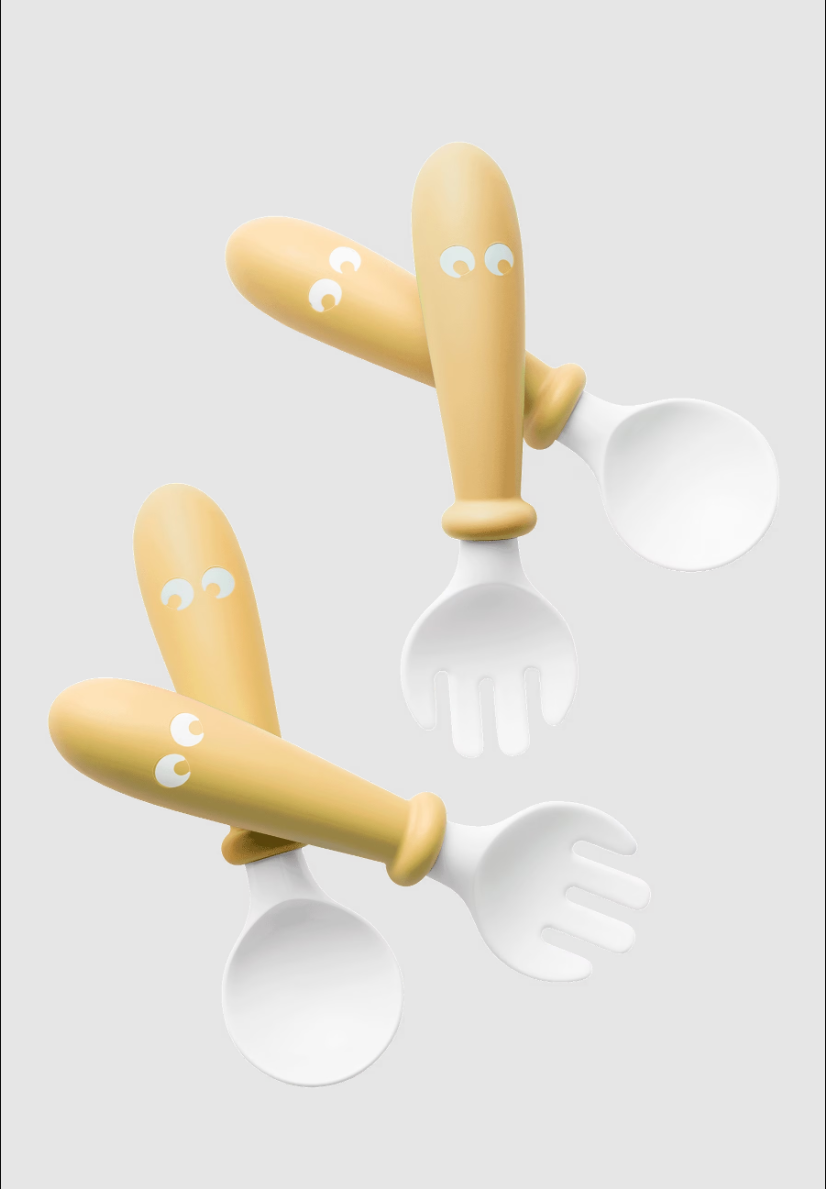 BabyBjorn Baby Spoon and Fork, 4 pcs- Strolleria
