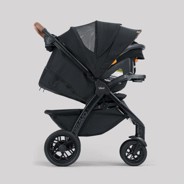 Chicco Bravo Primo ClearTex Trio Travel System - Somerset- Strolleria
