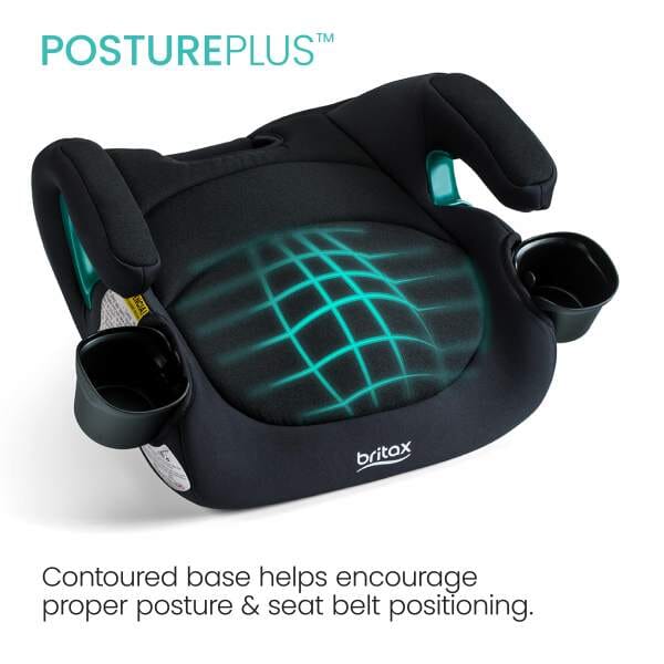 Britax UpNGo Backless Booster Car Seat – Raven Black- Strolleria