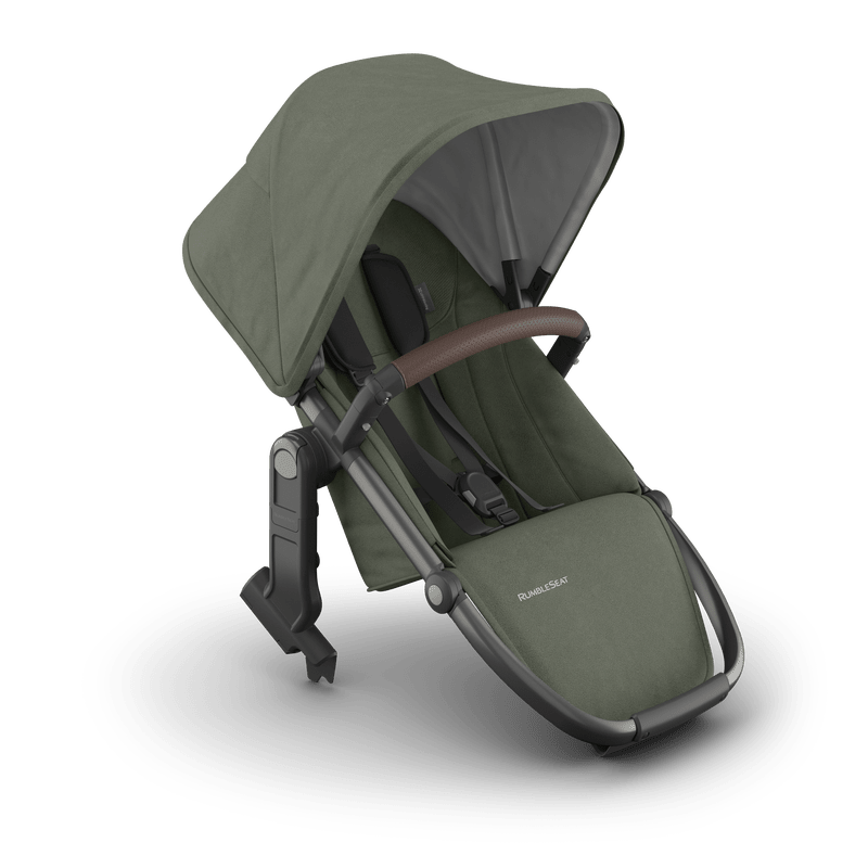 uppababy vista 2 green UPPAbaby Vista RumbleSeat V3 - Kenzi (Mystic Aqua | Carbon Frame