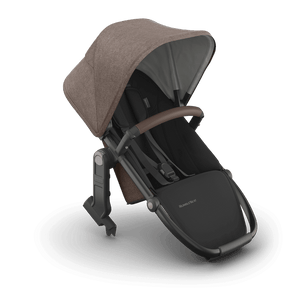 Warm Brown Knit UPPAbaby RumbleSeat V3 Second Seat - Three Quarter View | Strolleria